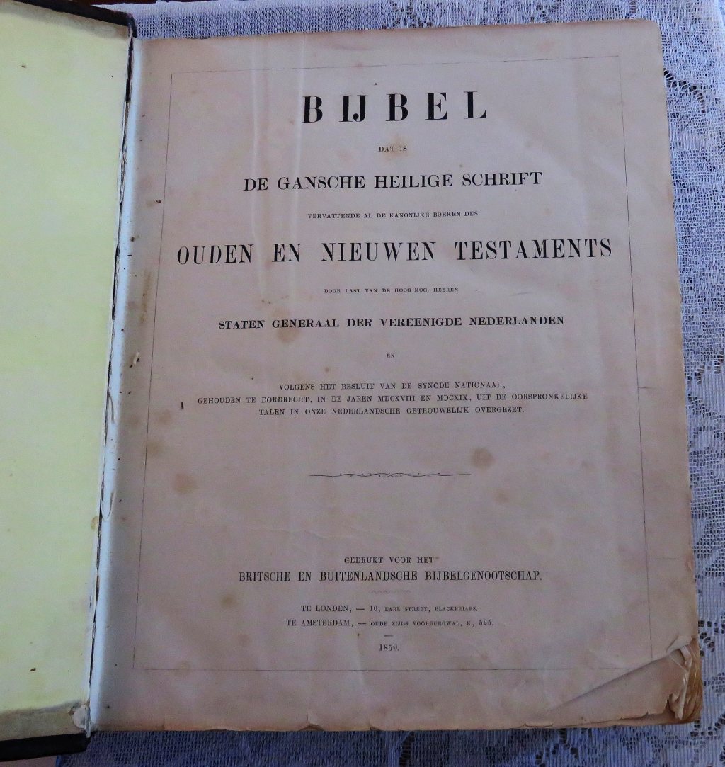 Parys NG church bible
